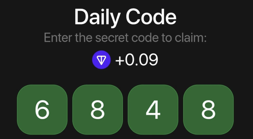 TonHash Daily Secret Code 3 July 2025